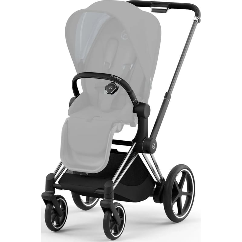 Cybex E-Priam 4 Frame & Seat RBA - Chrome with Black Details