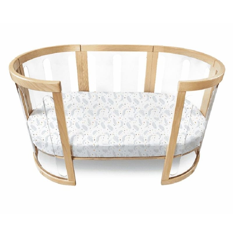 Babyhood Amani Bebe - Jersey Cotton Oval Fitted Sheet - Assorted Designs