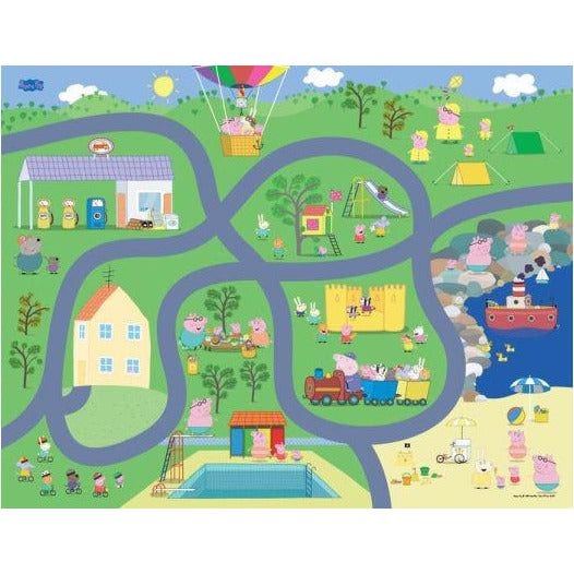 PEPPA PIG - Mega Mat with vehicle