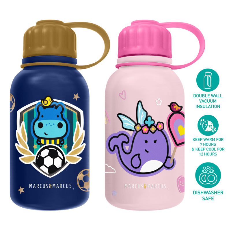 Marcus & Marcus Stainless Steel Double Wall Vacuum Insulated Water Bottle