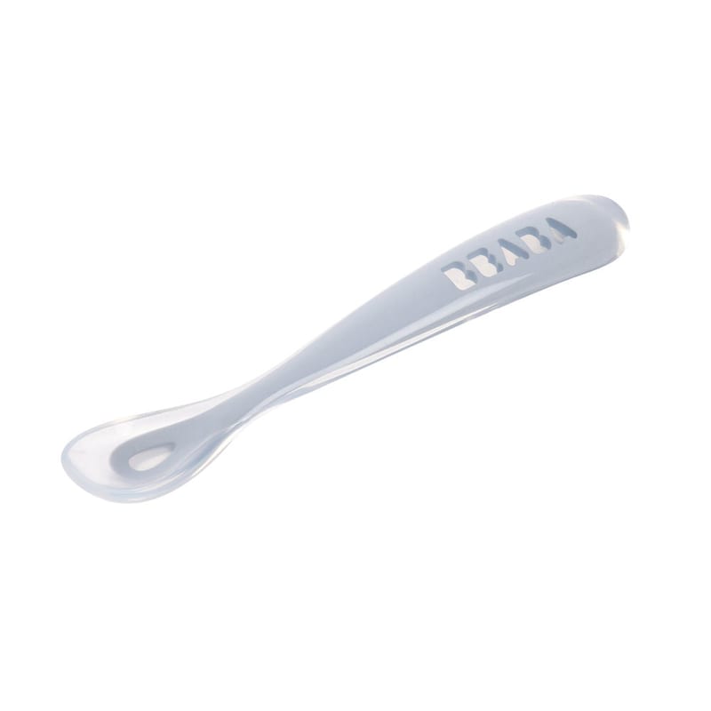 Beaba 1st Stage Silicone Spoon - Pebble