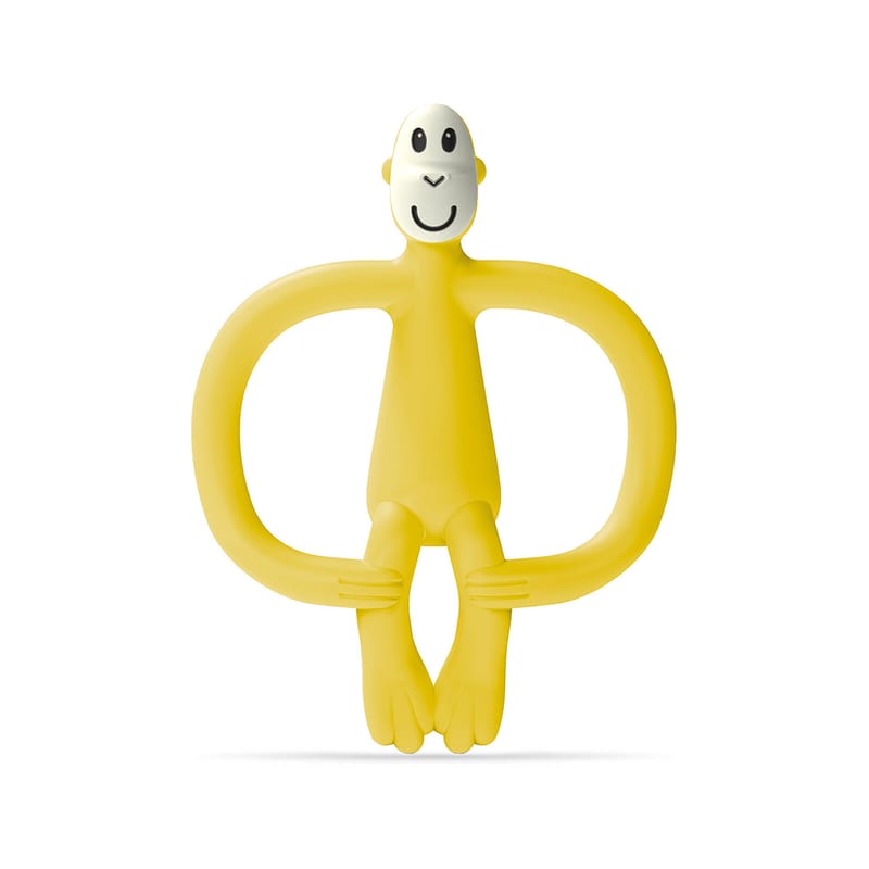 Matchstick Monkey Original Teething Toy &amp; Gel Applicator - Yellow