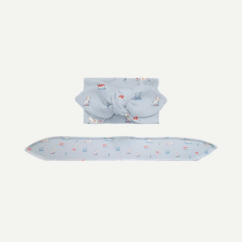 Elly Milley TENCEL™ Organic Cotton / Camélia Headband - Pup Meadow