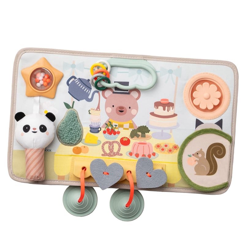 Taf Toys Peek & Pop Activity Board | Baby Sensory Toy | Cause & Effect Learning Toy | 6 months+