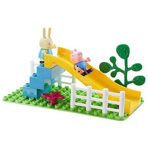 PEPPA PIG - Playground Slide Construction Set (with George and Rebecca)