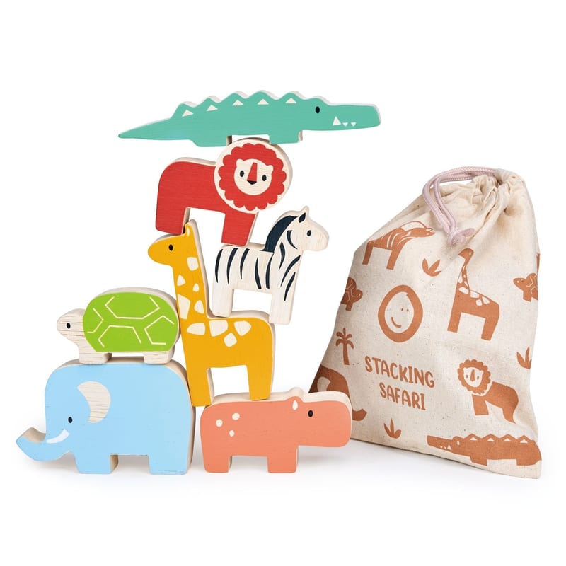 Mentari Toys Happy Stacking Safari | 18 months+