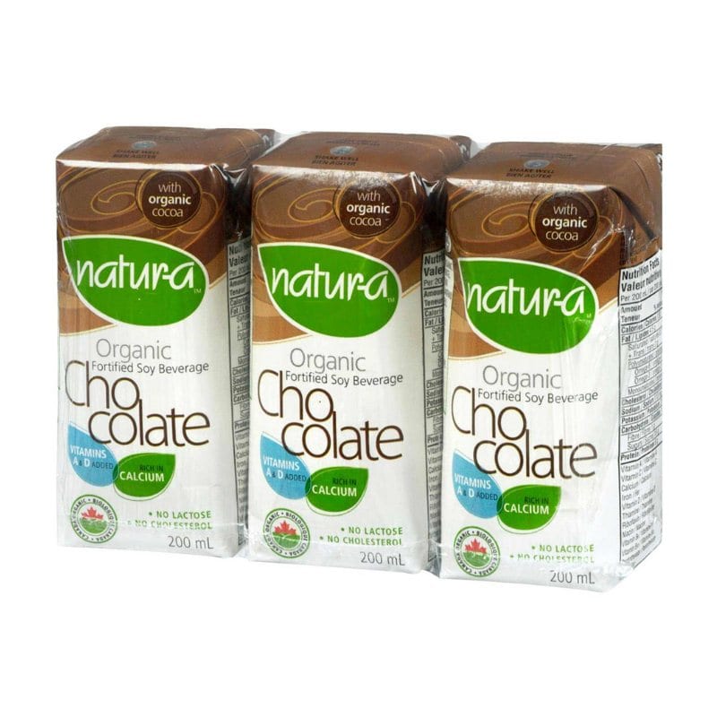 Natur-a Enriched Soy Beverage - Chocolate (Organic), 200 ml.
