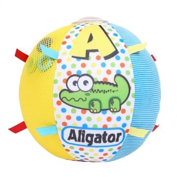 Lucky Baby Biba Toys BB1840 Abc Discovery Ball - 18cm