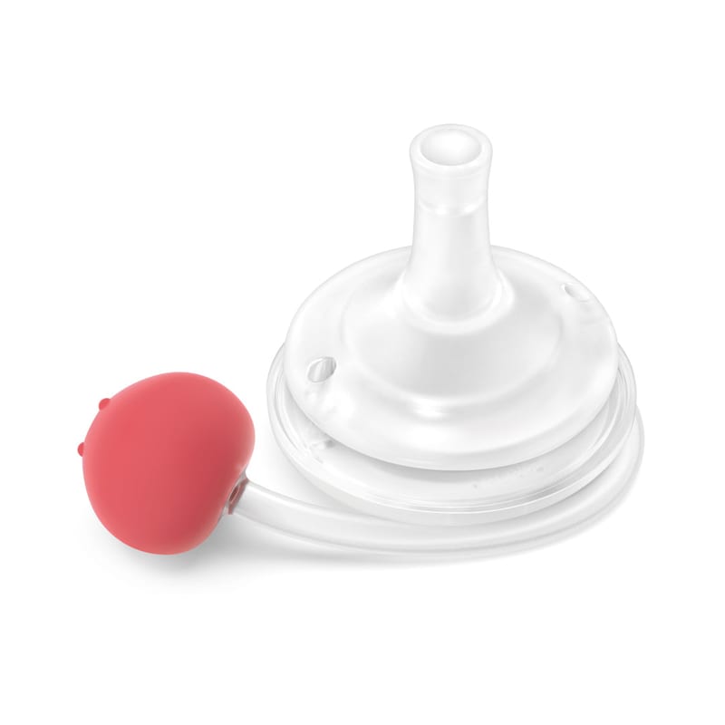 Pigeon SofTouch Drinking Straw Set 12M+ Silicone Gravity Ball