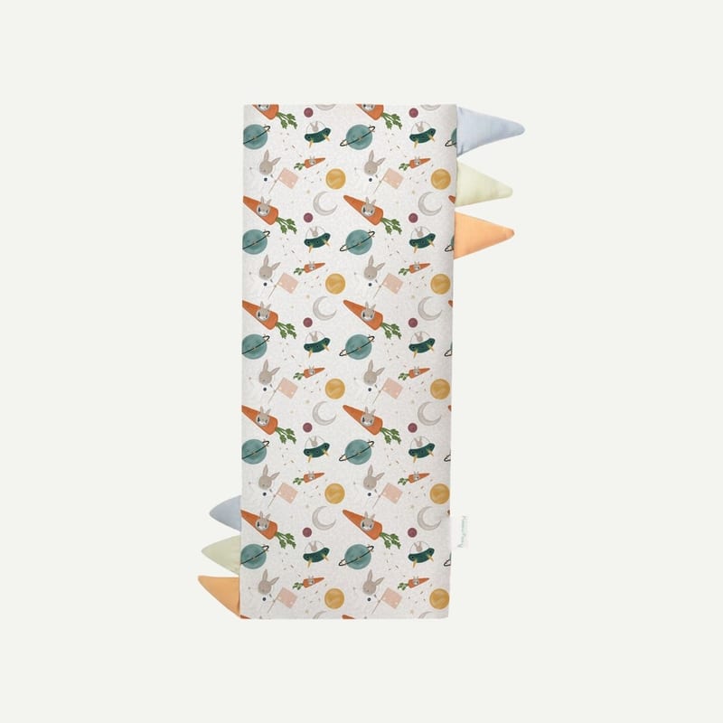 Elly Milley (PILLOW & CASE) Signature Air Bamboo™ Bedtime First Friend BFF Pillow - Carrot Rocket
