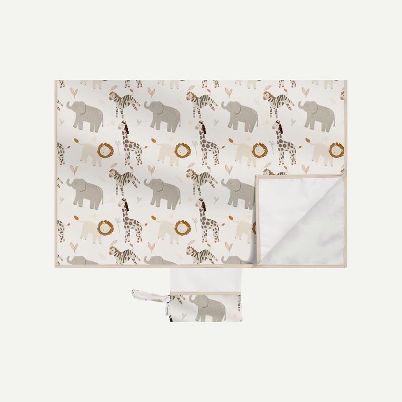 Elly Milley EasyPack Diaper Changing Mat - Safari