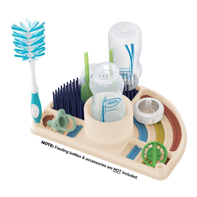 Dr. Brown's Dry & Prep 2-in-1 Silicone Baby Bottle Mat