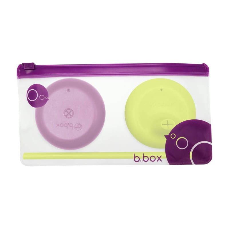 B.Box Silicone Lids Travel Pack - Passion Splash (Online Exclusive)