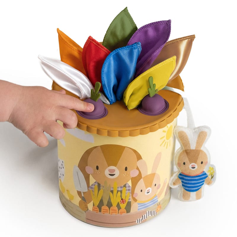 Taf Toys Pop & Pull Tissue Box (12M+) | Sensory Fine Motor Toddler Toy
