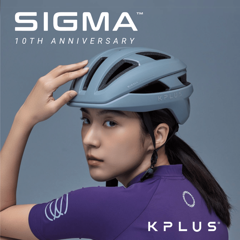 KPLUS SIGMA Cycling Helmet (Black/Grey/White)