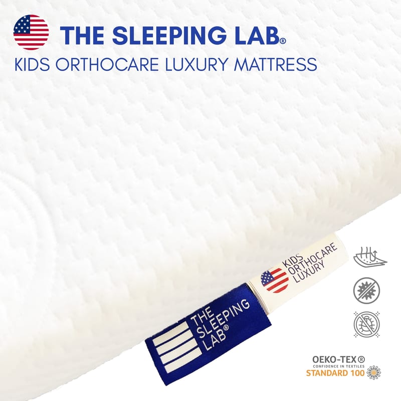 The Sleeping Lab Baby OrthoCare Luxury Junior Mattress – Orthopedic Foam | 160x90x10cm
