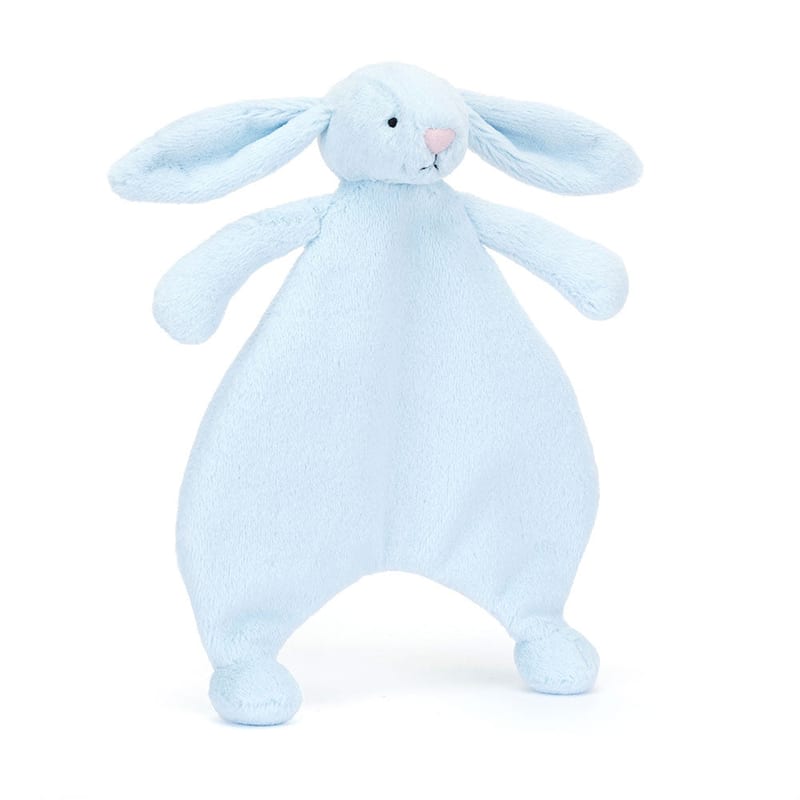 Jellycat Bashful Blue Bunny Comforter (CMF4BB)