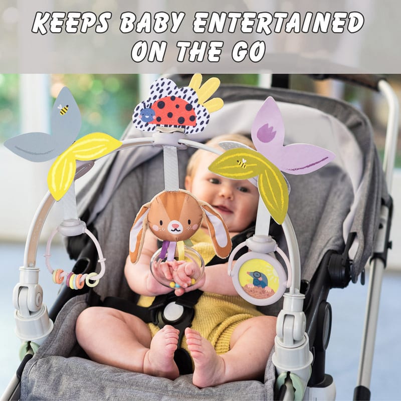 Taf Toys Grow With Me Activity Arch – Baby Stroller Toy for Travel & Car Seat Entertainment | 0 months+