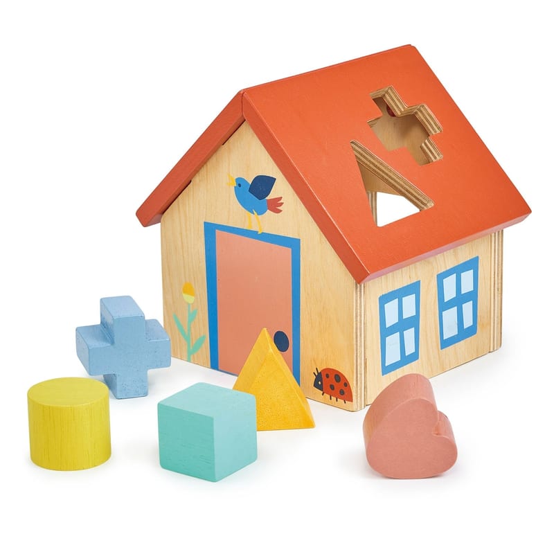 Mentari Toys Shape Sorter House | 12 months+