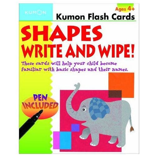 Kumon Flash Cards - Shapes Write and Wipe