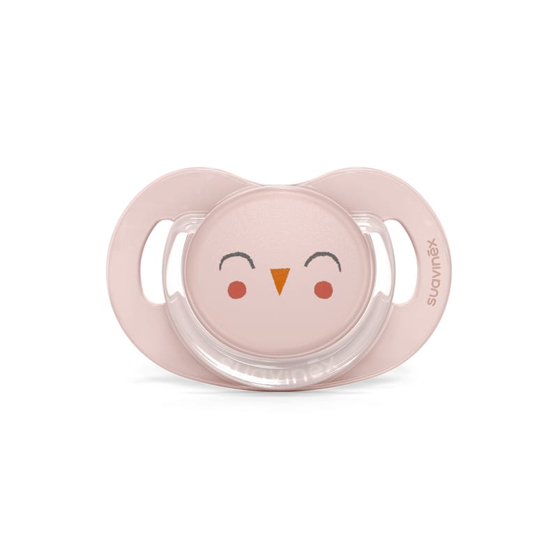 Suavinex Bonhomia Owl SX Pro Soother 6-18 Months - Pink