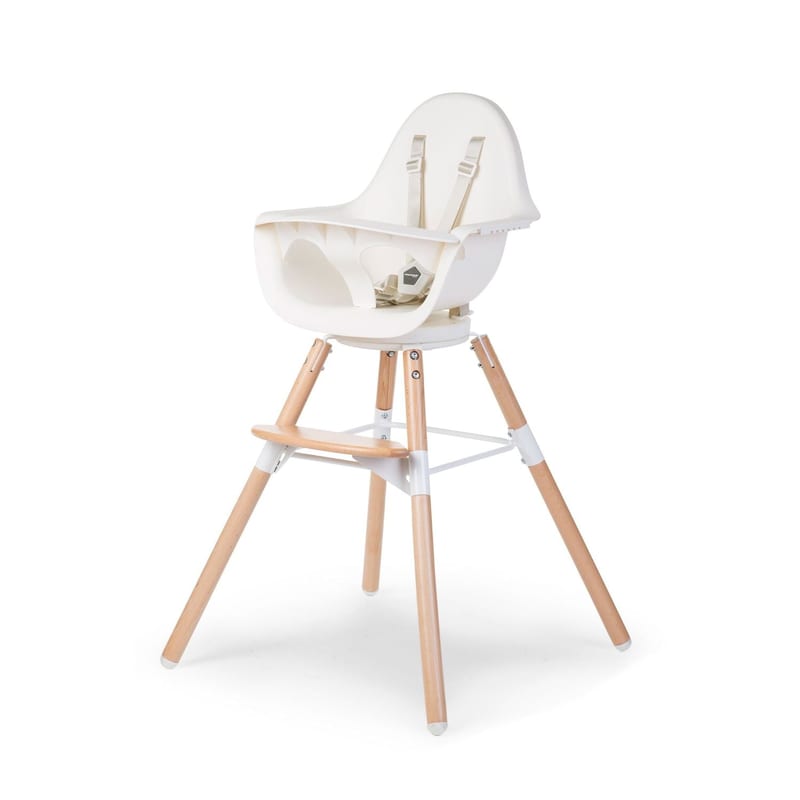 Childhome Evolu One.80° High Chair - Natural White