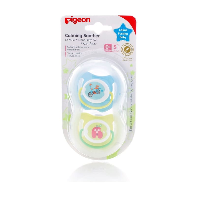Pigeon Calming Soothers 2pcs (Boys S Size)