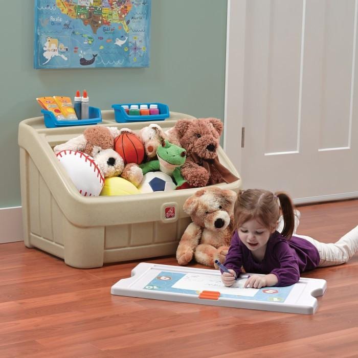 Step2 2-in-1 Toy Box & Art Lid (Tan)