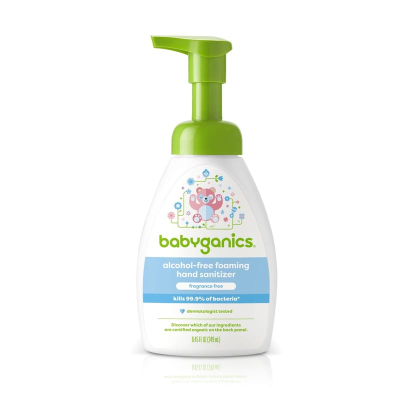 Babyganics alcohol-free foaming hand sanitizer, fragrance free