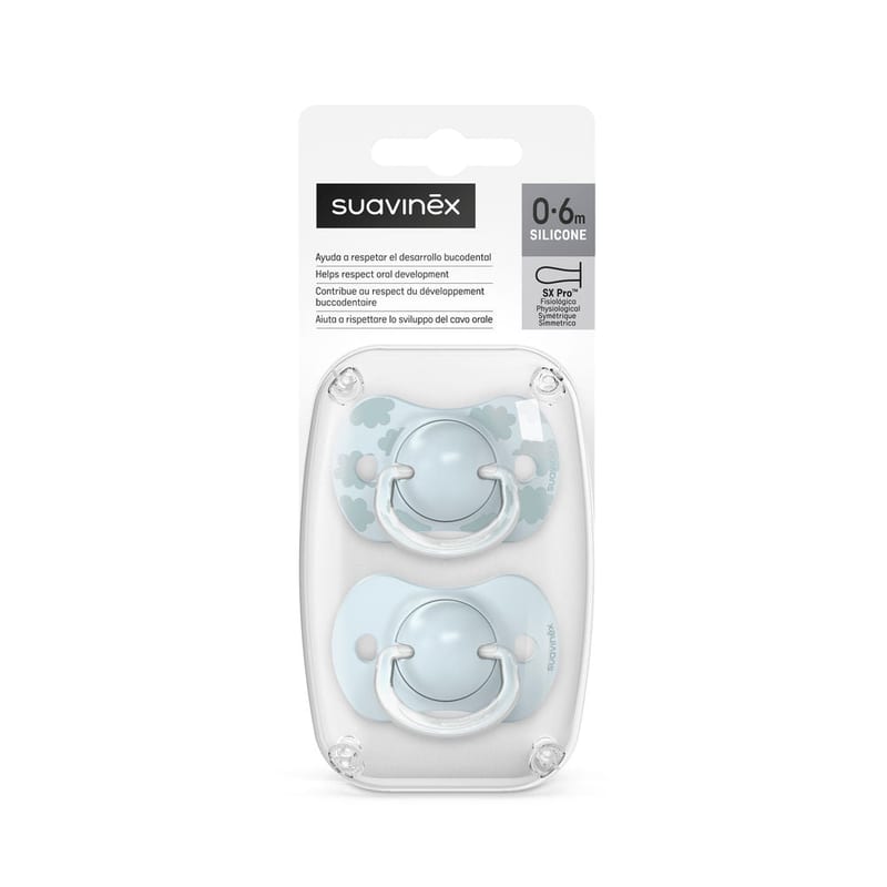 Suavinex Dreams SX Pro Soother 0-6 Months 2 Pack - Blue