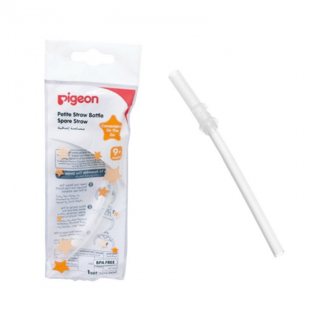 Pigeon Petite Straw Bottle Straw Spare Parts x3