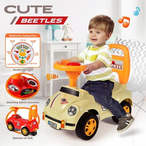 Lucky Baby 510926 Ride-On Push Car - Beetles (3 Colour Option)