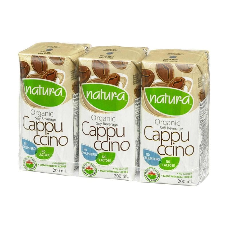 Natur-a Enriched Soy Beverage - Cappuccino (Organic), 200 ml.