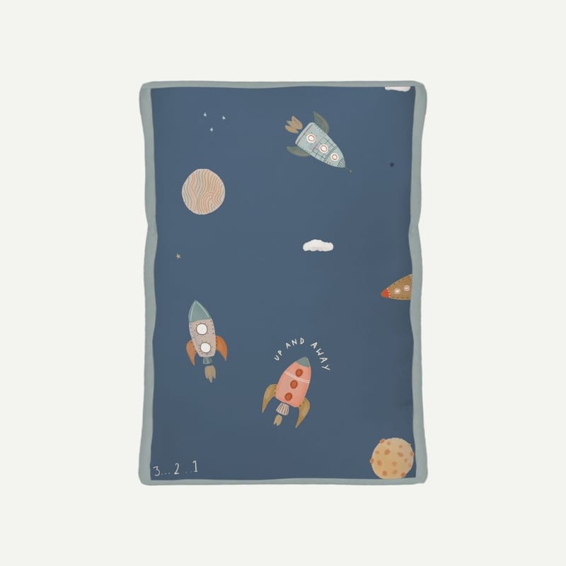 Elly Milley (PILLOW & CASE) Signature Air Bamboo™ BFF Head Pillow - Space Ship