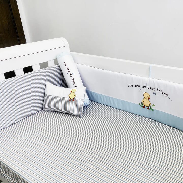 Palette Box 100% Cotton 4-Piece Bumper Set, Best Friend Elephant
