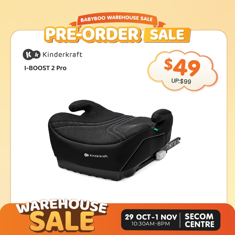 Babyboo Sale [Pre-Order] KINDERKRAFT Car Seat I-BOOST 2 PRO i-Size
