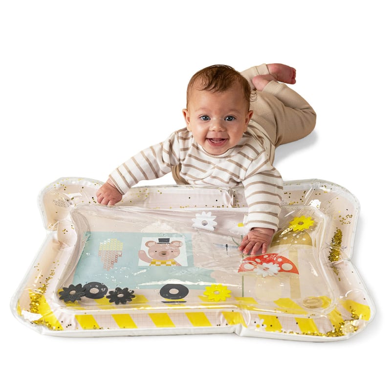 Taf Toys Baby Tummy Time Water Play Mat - Ice cream Bear | 0 months+