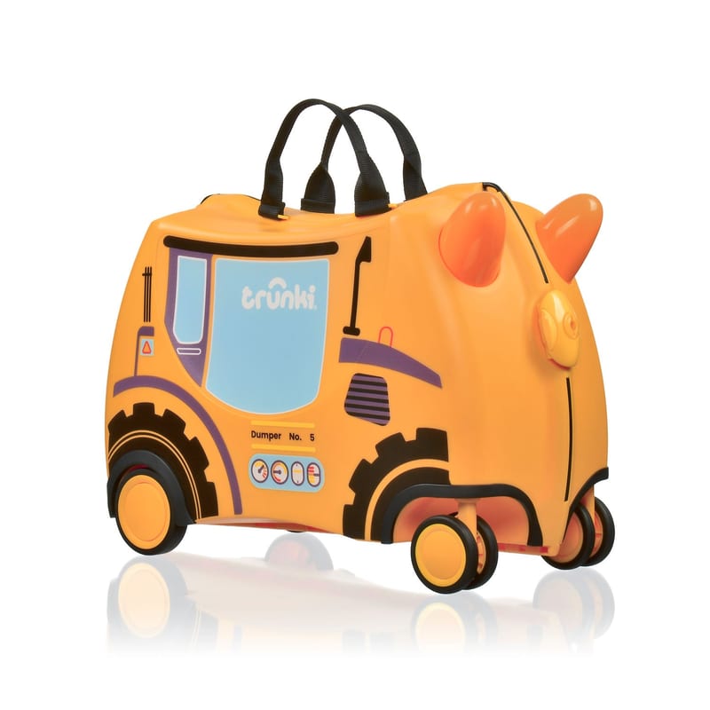 Trunki Glide Ride-on Luggage - Doug the Digger