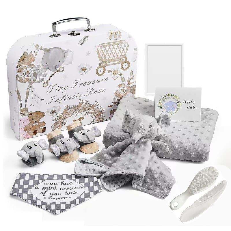 Lucky Baby Lictin 132234 Premium Newborn Gift Set – Elephant