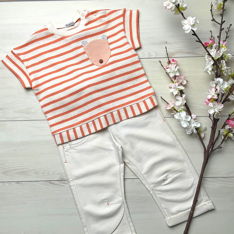10mois Organic Denim Pants - White
