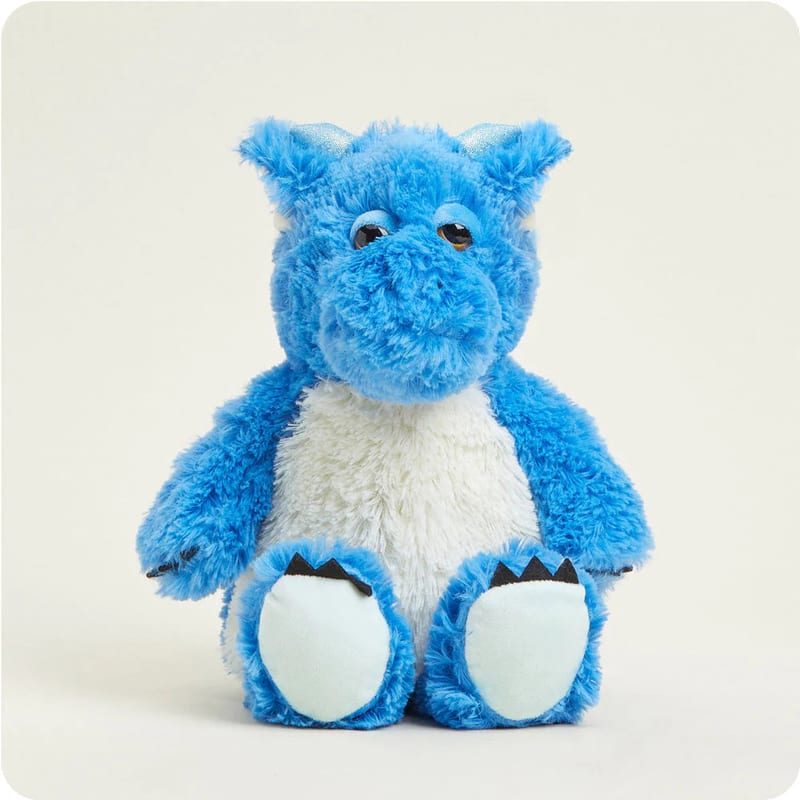 Warmies Soft Toy Blue Dragon