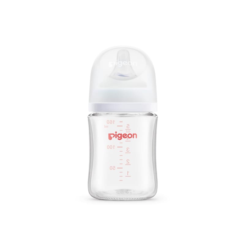 Pigeon SofTouch Borosilicate Glass Nursing Bottle 160ml Newborn SS