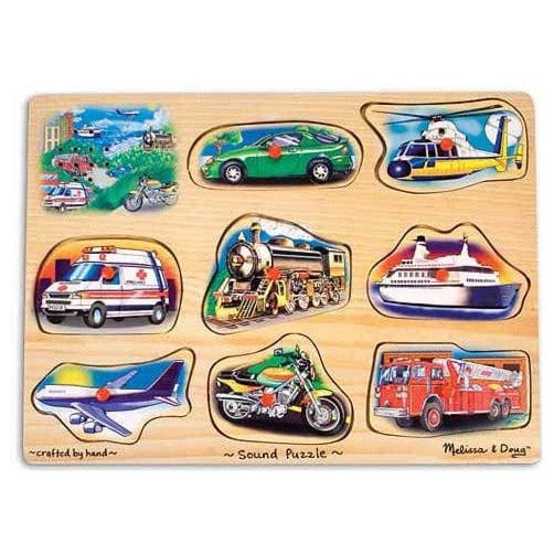 Melissa & Doug Vehicles Sound Puzzle