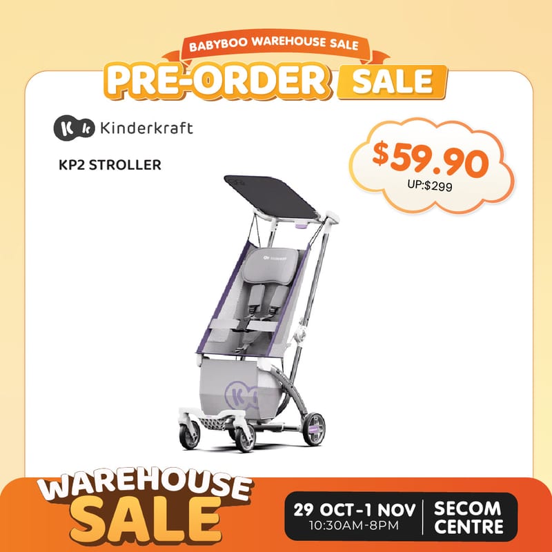Babyboo Sale [Pre-Order] KINDERKRAFT Compact Stroller, KP2