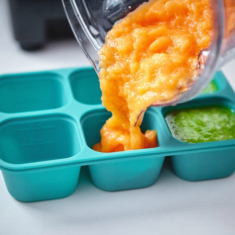Marcus & Marcus Food Cube Tray – Silicone Baby Food Freezer Tray - Ollie