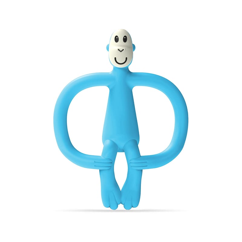 Matchstick Monkey Original Teething Toy &amp; Gel Applicator - Light Blue