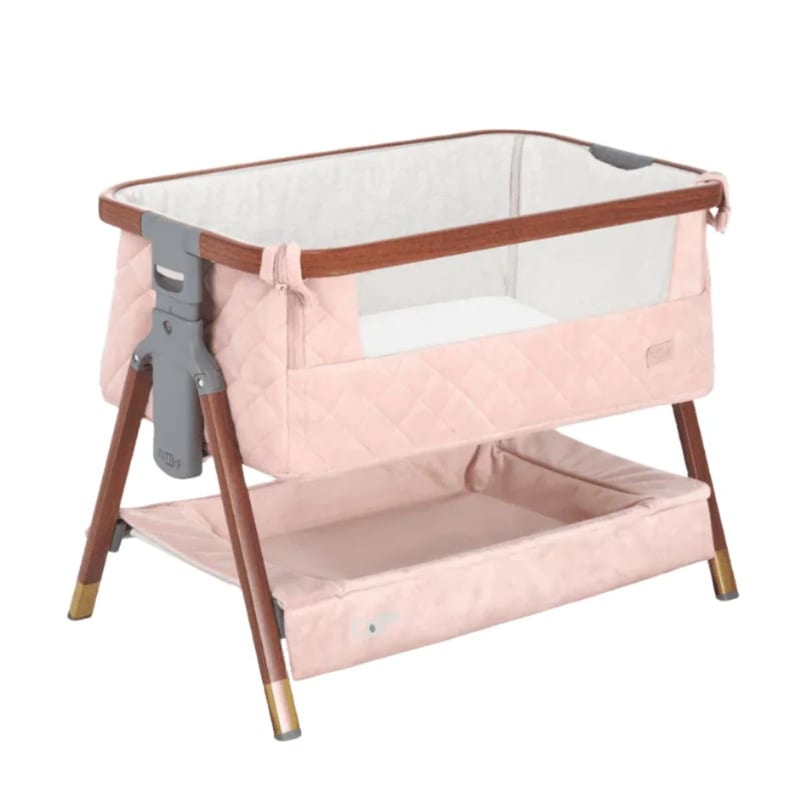 Tutti Bambini CoZee Luxe Mini Me Crib - Walnut/Blush