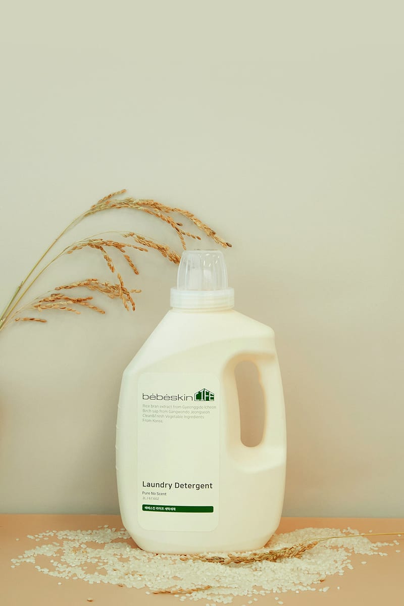 Bebeskin Life Detergent Unscent 2L [Vegan, Hypoallergenic] Family Detergent for Every Age