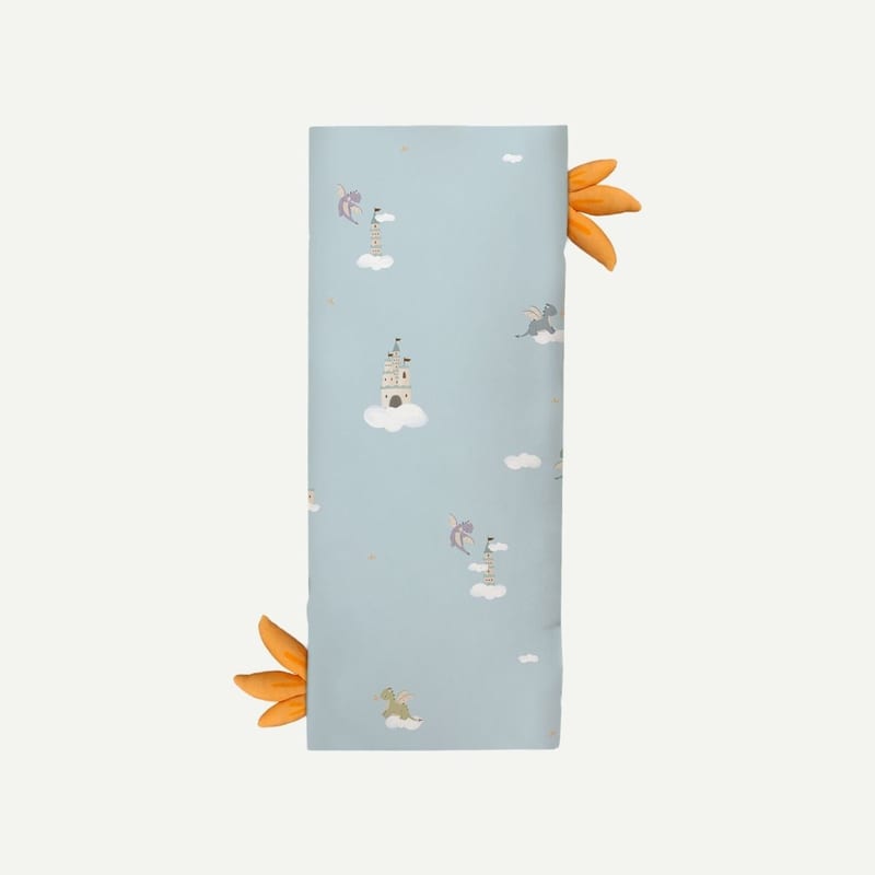 Elly Milley (PILLOW & CASE) Signature Air Bamboo™ Bedtime First Friend BFF Pillow - Blue Dreamy Dragon