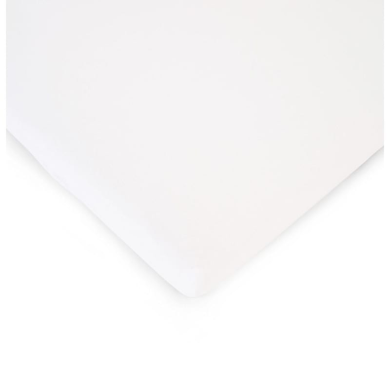 Childhome Fitted Sheet Baby Bed - Bio Cotton - White - 60X120CM